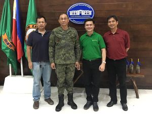 Courtesy Call on 4ID Commander
