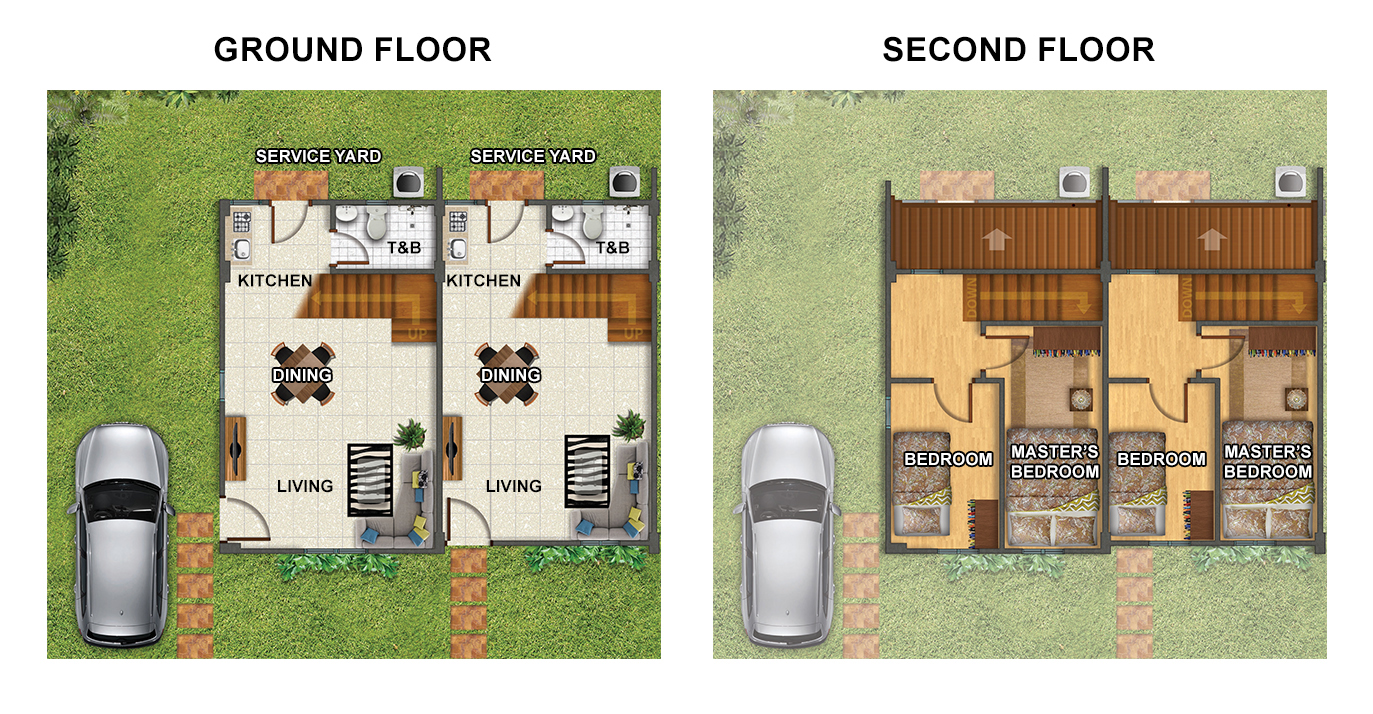 Laf2 Blue Classic Floor Plan