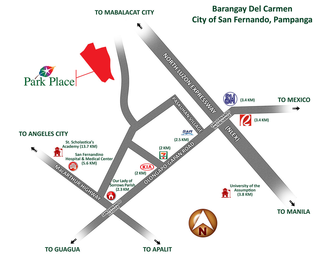 Park Place Pampanga Location